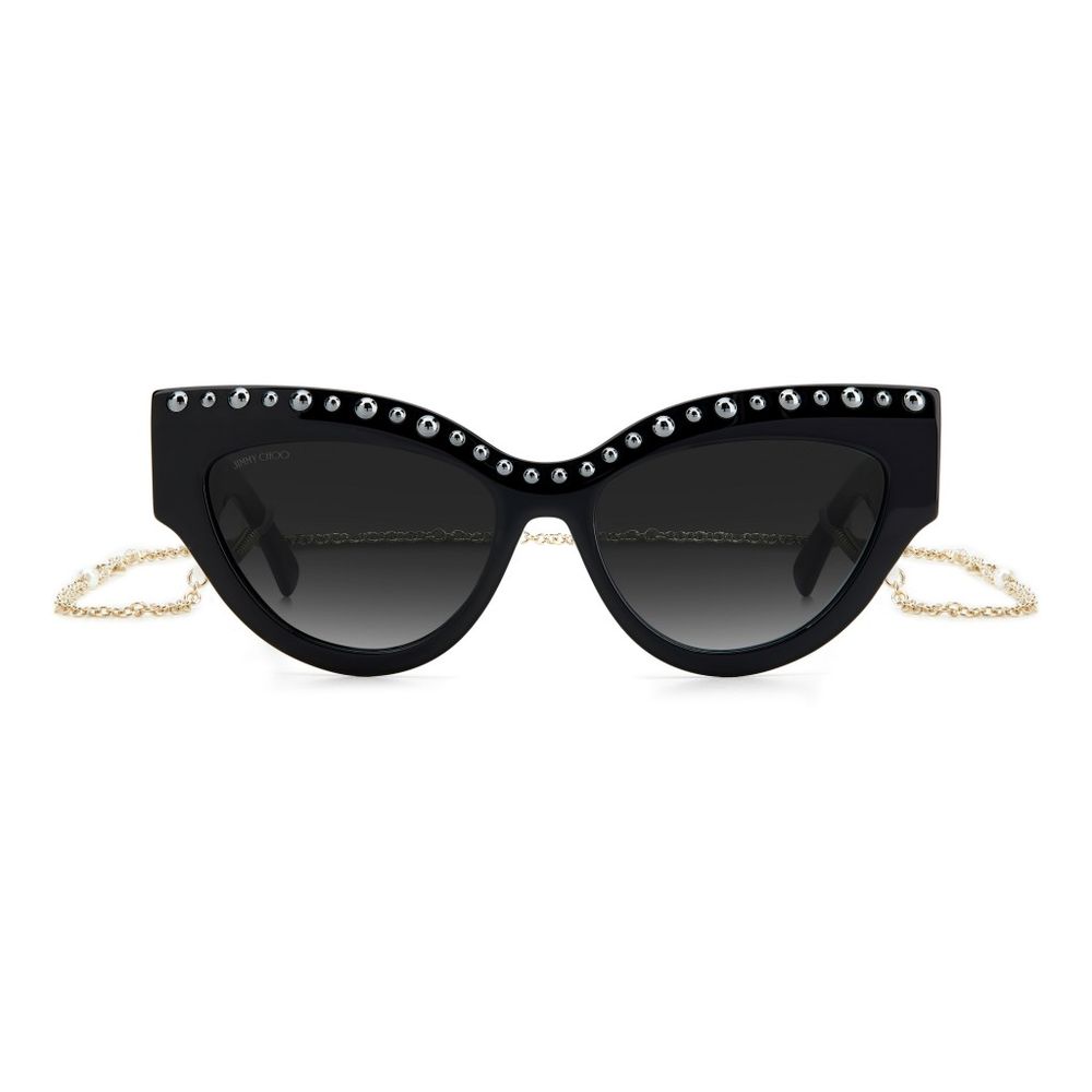 Jimmy choo zwarte acetaat zonnebril