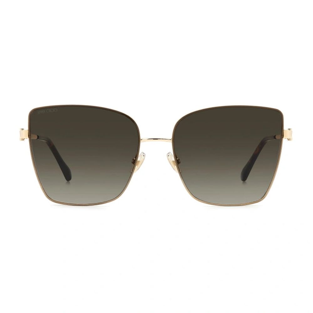 Jimmy choo gouden metalen zonnebril