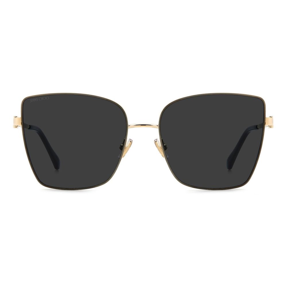 Jimmy choo goldkleurige metalen zonnebril