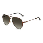 Load image into Gallery viewer, Jimmy Choo Brown Metal Sunglasses

