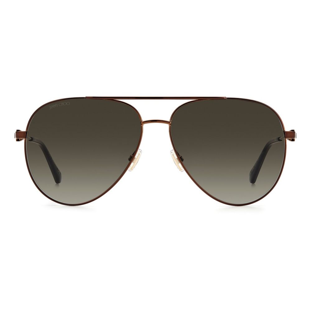 Jimmy choo bruine metalen zonnebril