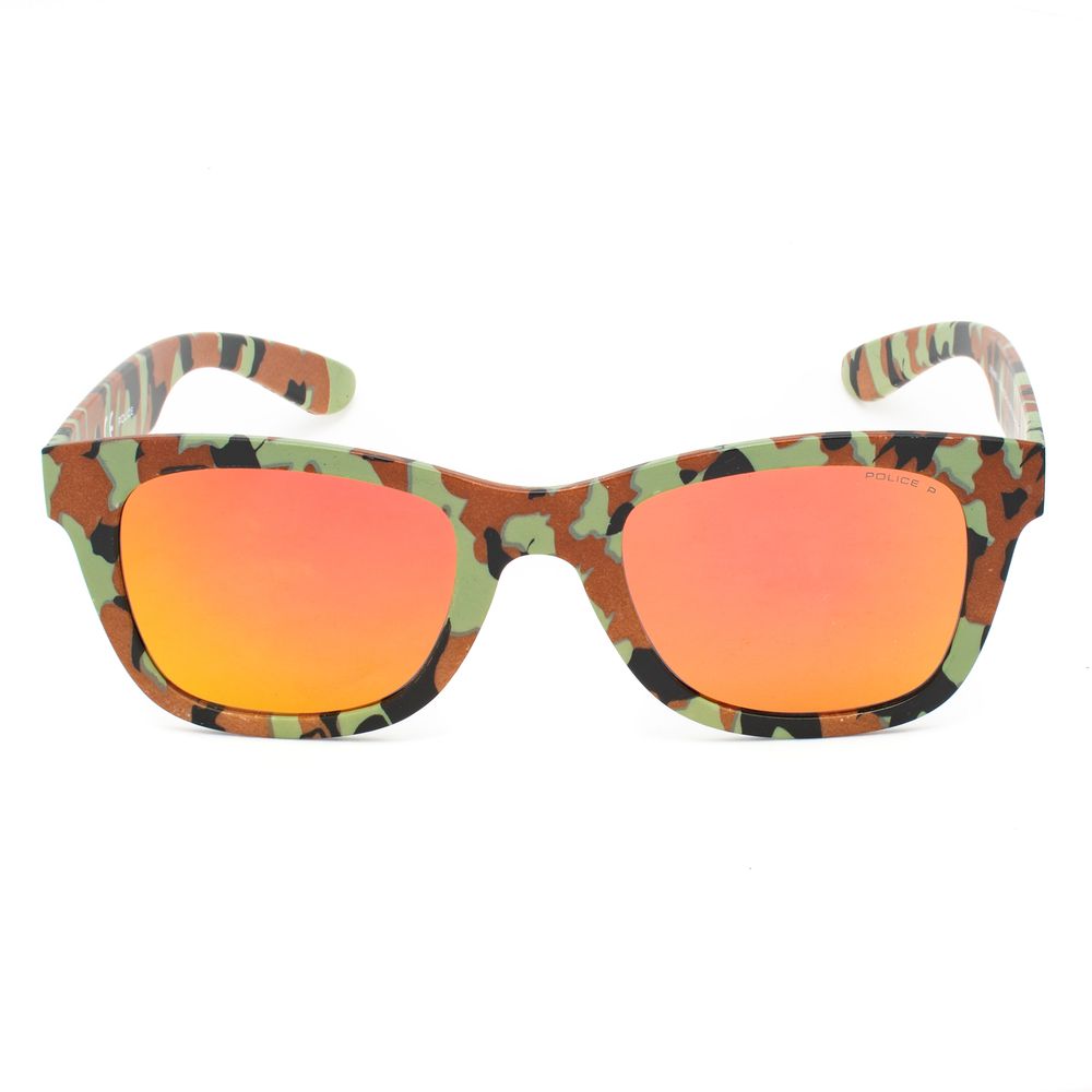 Police multicolor injected sunglasses
