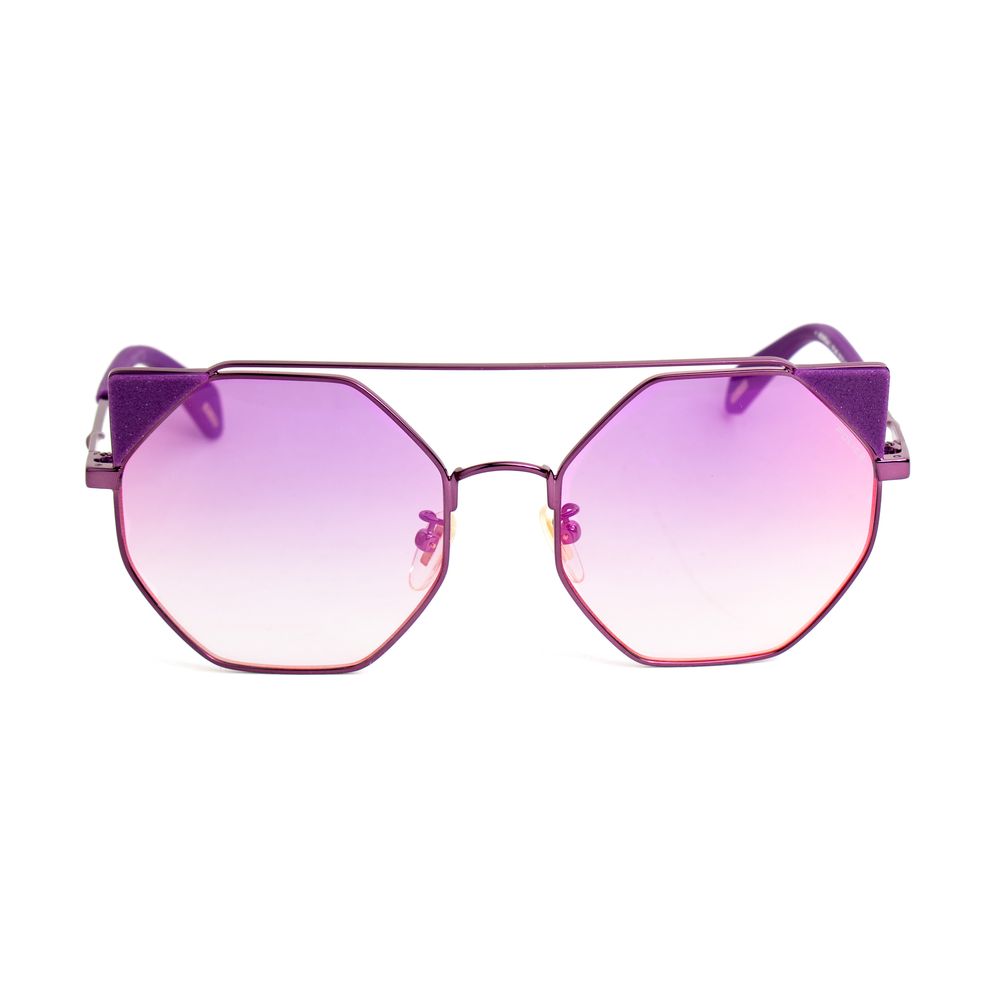 Police purple metal sunglasses