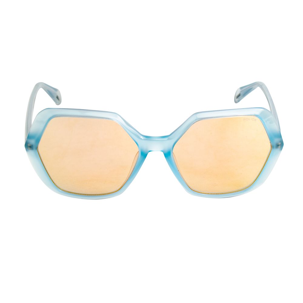 Police blue injected sunglasses