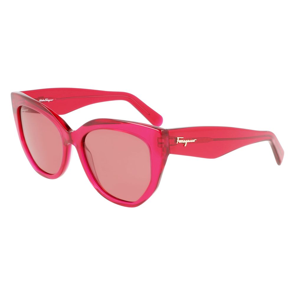 Ferragamo Multicolor Acetate Zonnebril