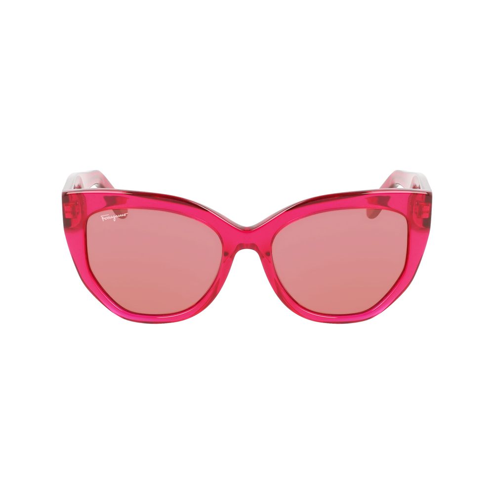 Ferragamo Multicolor Acetate Zonnebril
