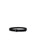 Load image into Gallery viewer, Saint Laurent Black Calf Leather Bos Taurus Regular Belt
