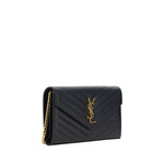 Load image into Gallery viewer, Saint Laurent Black Calf Leather Bos Taurus Shoulder Bag
