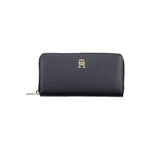 Load image into Gallery viewer, Tommy Hilfiger Blue Polyurethane Women Wallet
