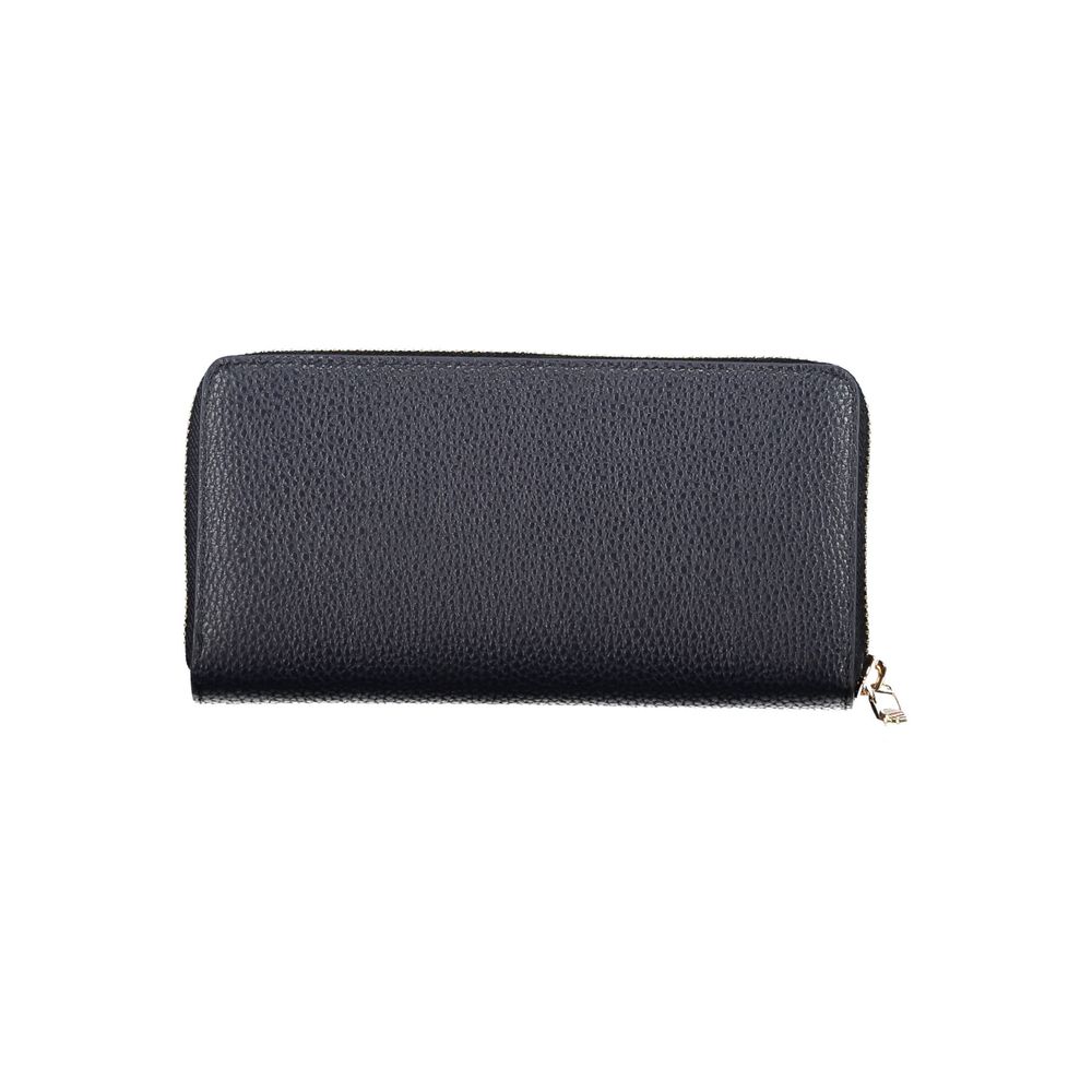 Tommy hilfiger blue polyurethane women wallet