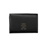 Load image into Gallery viewer, Tommy Hilfiger Black Polyurethane Women Wallet
