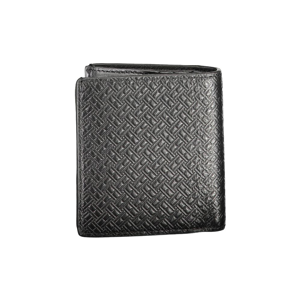 Tommy hilfiger nero leather men wallet