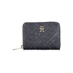 Load image into Gallery viewer, Tommy Hilfiger Blue Polyurethane Women Wallet
