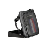 Load image into Gallery viewer, Tommy Hilfiger Black Polyurethane Men Shoulder Bag
