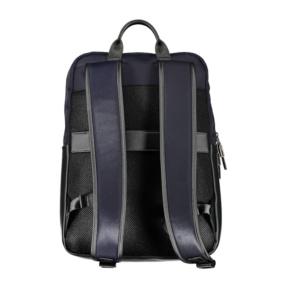 Tommy hilfiger blue polyurethane men's backpack
