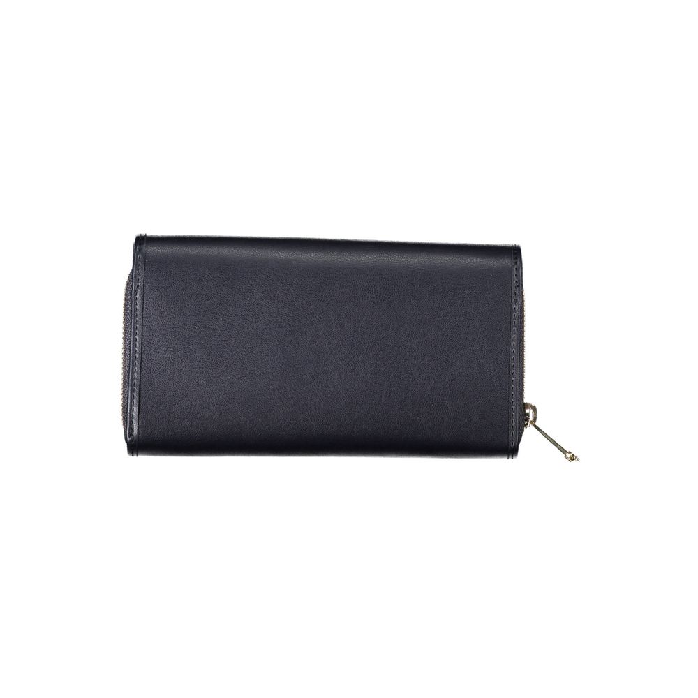 Tommy hilfiger blue polyurethane women wallet