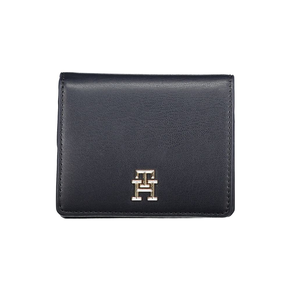 Tommy Hilfiger Blue Polyurethane Women Wallet