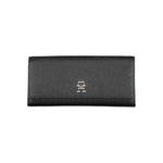 Load image into Gallery viewer, Tommy Hilfiger Black Polyurethane Women Wallet
