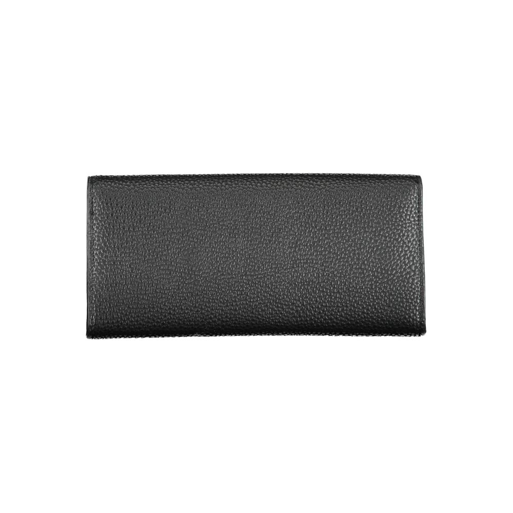 Tommy hilfiger black polyurethane women wallet