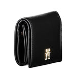 Load image into Gallery viewer, Tommy Hilfiger Black Polyurethane Women Wallet

