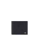 Load image into Gallery viewer, Ferragamo Black Calf Leather Bos Taurus Wallet
