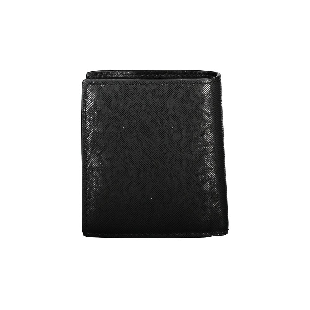 Tommy hilfiger black leather men's wallet