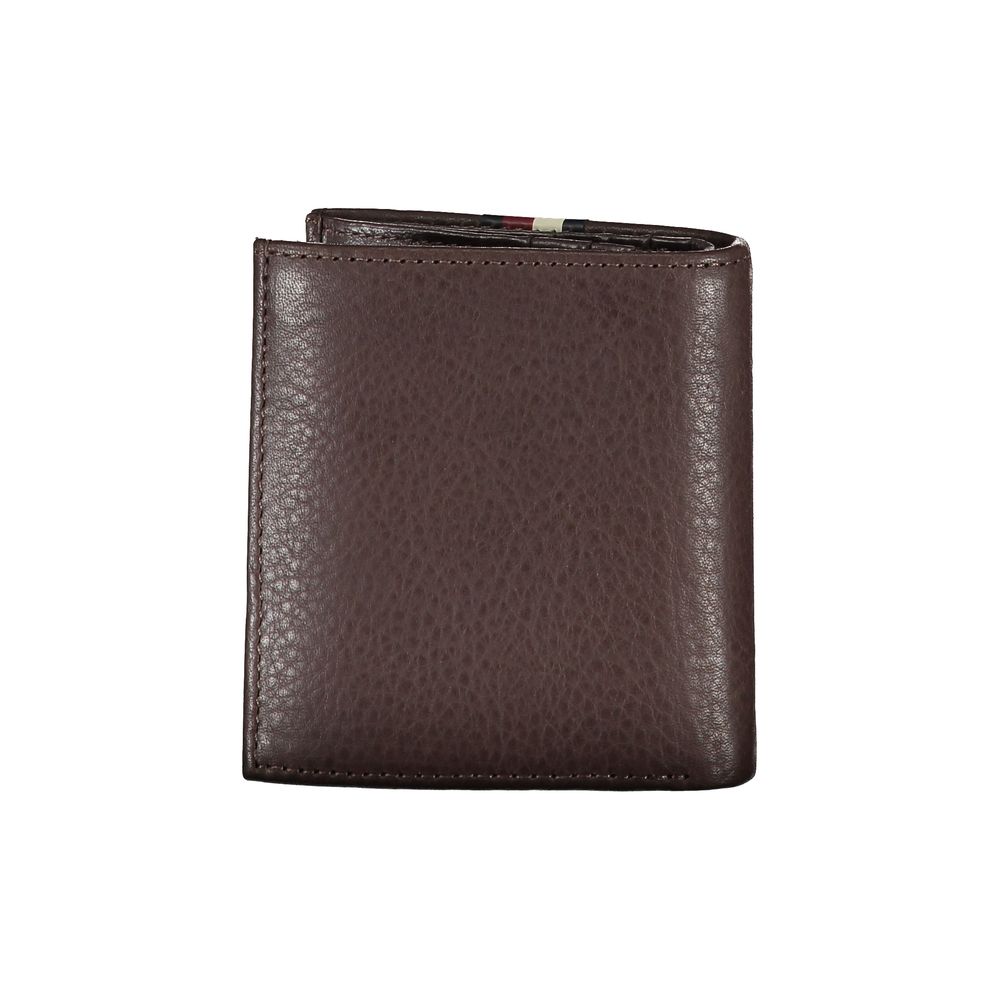 Tommy hilfiger marrone leather men wallet