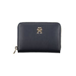 Load image into Gallery viewer, Tommy Hilfiger Blue Polyurethane Women Wallet

