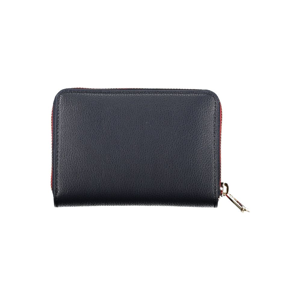 Tommy hilfiger blue polyurethane women wallet