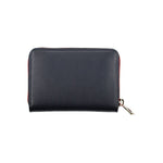 Load image into Gallery viewer, Tommy Hilfiger Blue Polyurethane Women Wallet
