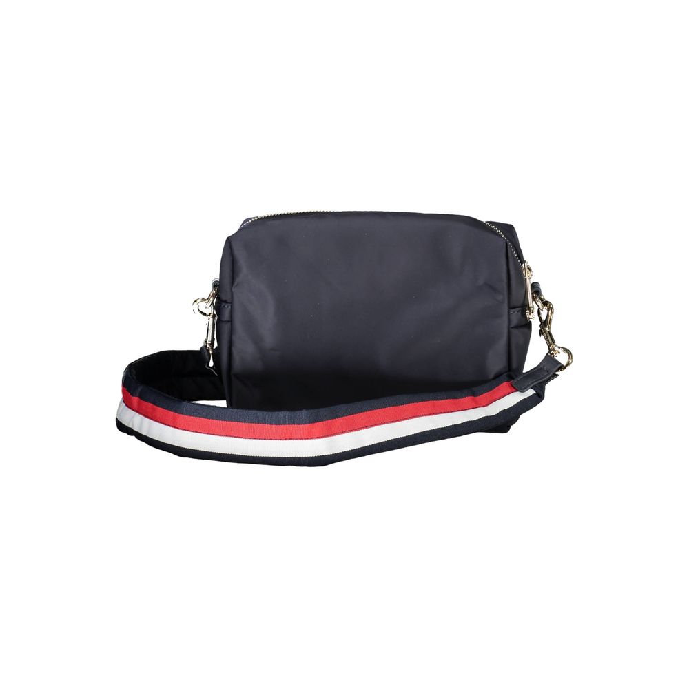 Tommy hilfiger blue polyester women's shoulder bag
