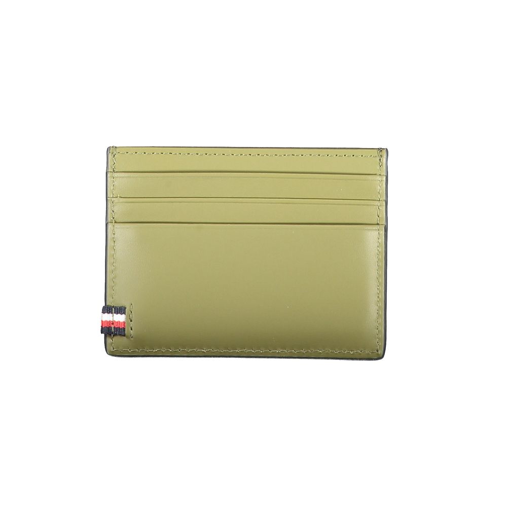 Tommy hilfiger nero leather men wallet