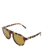 Load image into Gallery viewer, Dolce &amp; Gabbana Brown Acetate Round Leopard Print Eyewear Sunglasses
