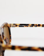 Load image into Gallery viewer, Dolce &amp; Gabbana Brown Acetate Round Leopard Print Eyewear Sunglasses
