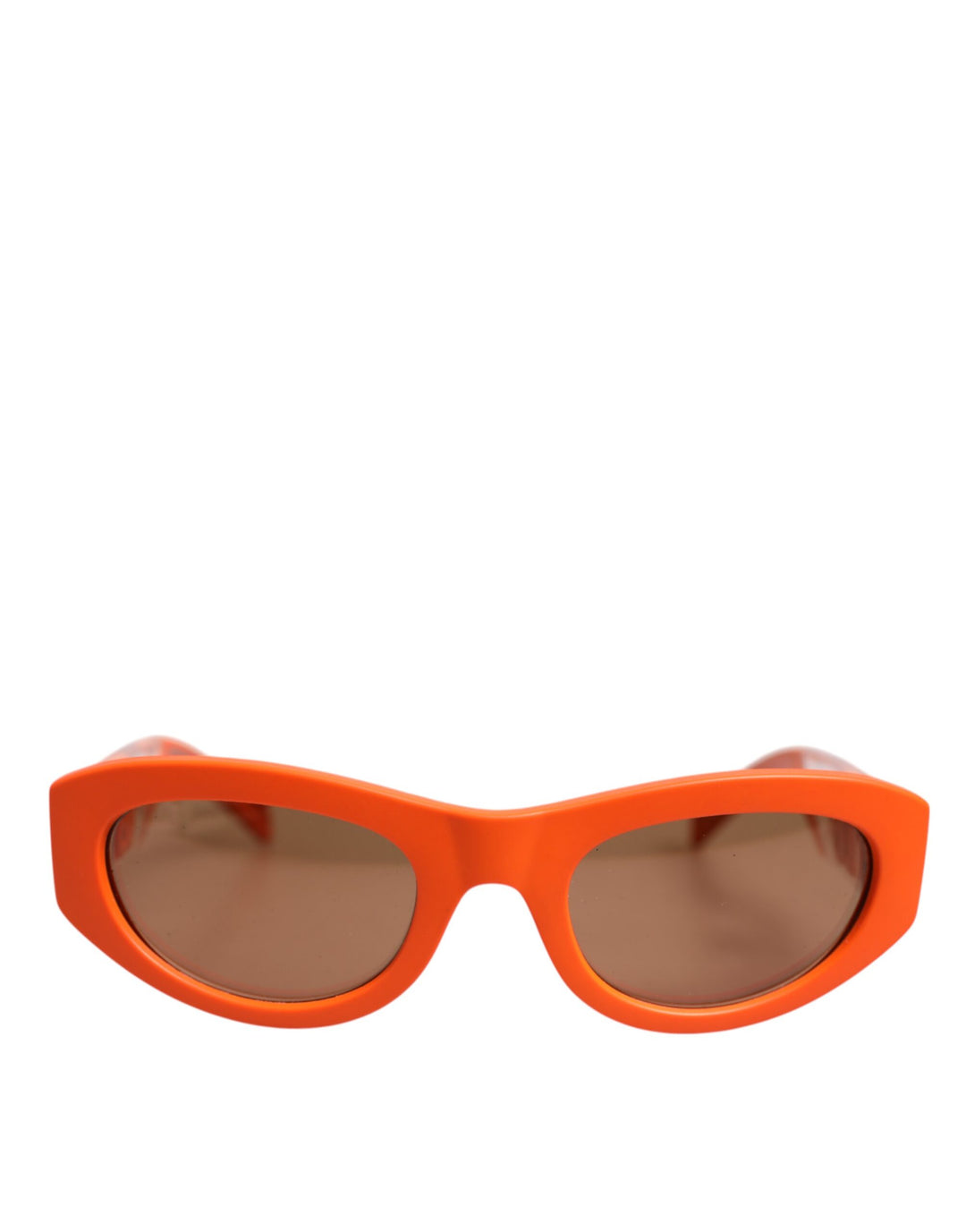 Dolce & Gabbana Orange Reborn To Live Zonnebril met Ovaal Montuur en Logo