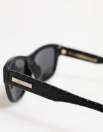 Load image into Gallery viewer, Dolce &amp; Gabbana Black Leather Frame DG4177 Tinted Lens Sunglasses
