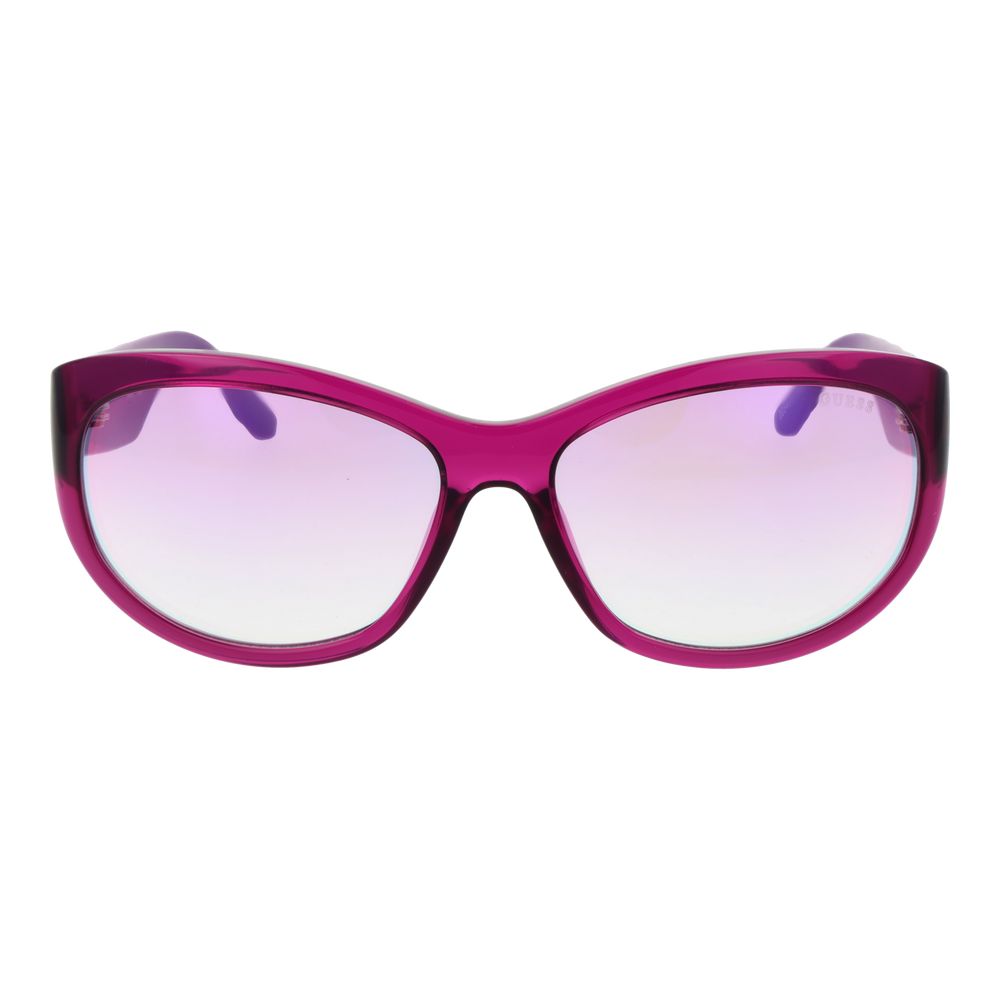 Guess purple plastic sunglasses