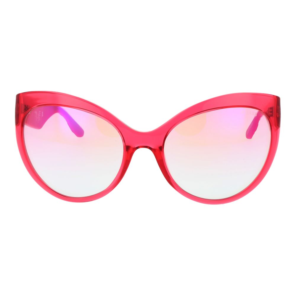 Guess pink stainless steel sunglasses