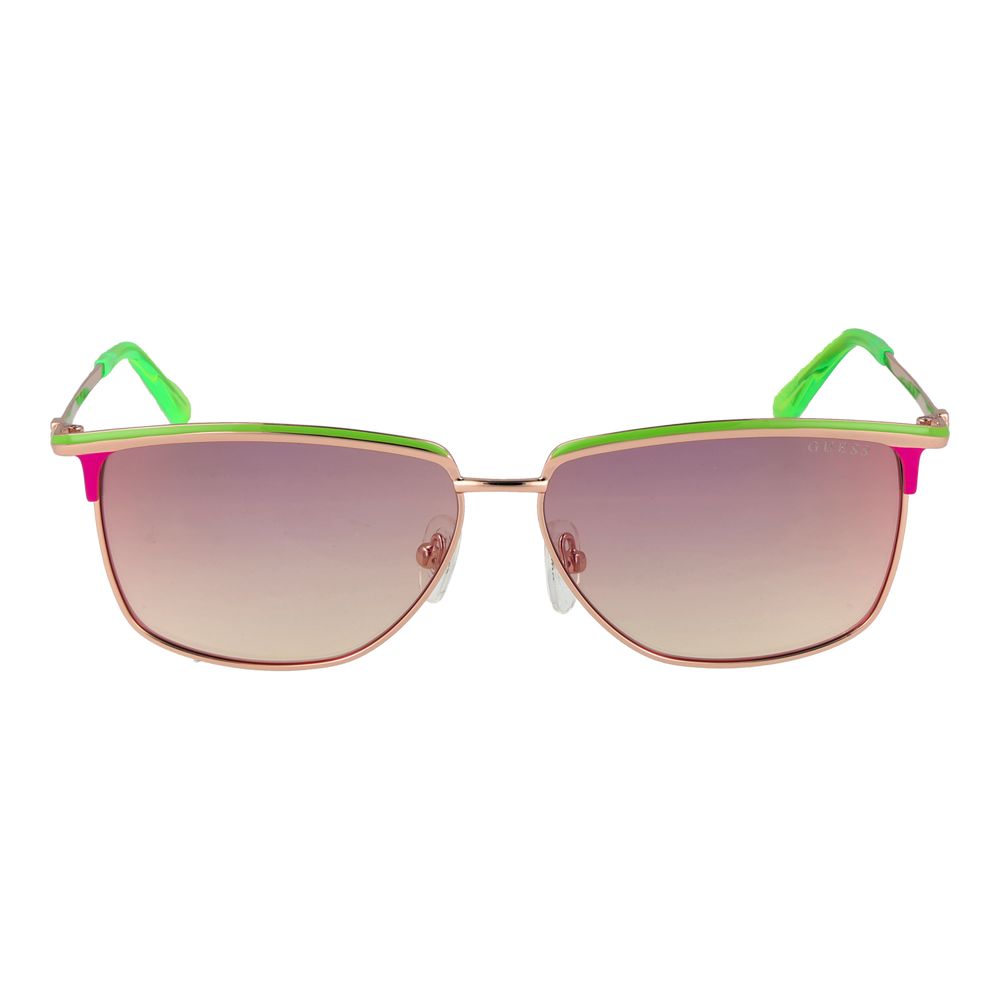 Guess bicolore metalen zonnebril