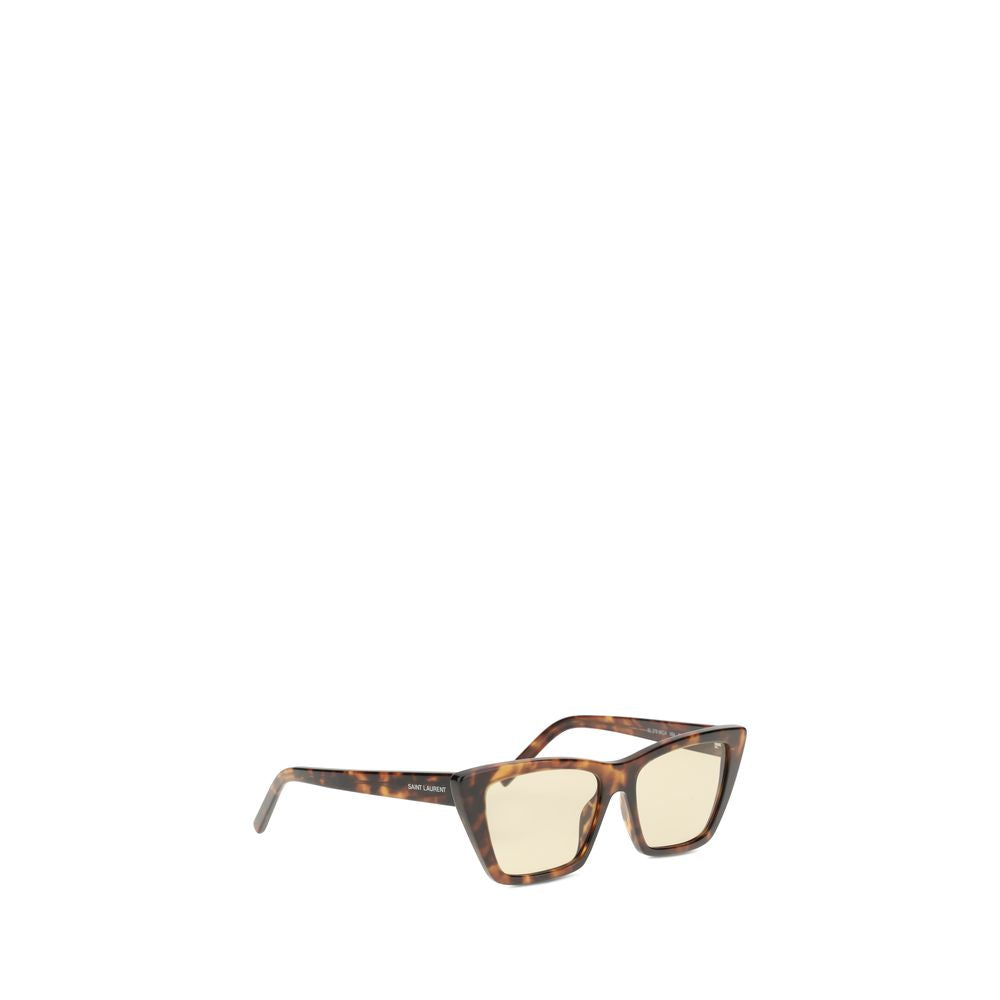 Saint laurent beige acetate sunglasses