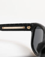 Load image into Gallery viewer, Dolce &amp; Gabbana DG4177 Black Leather Frame Tinted Lens Sunglasses
