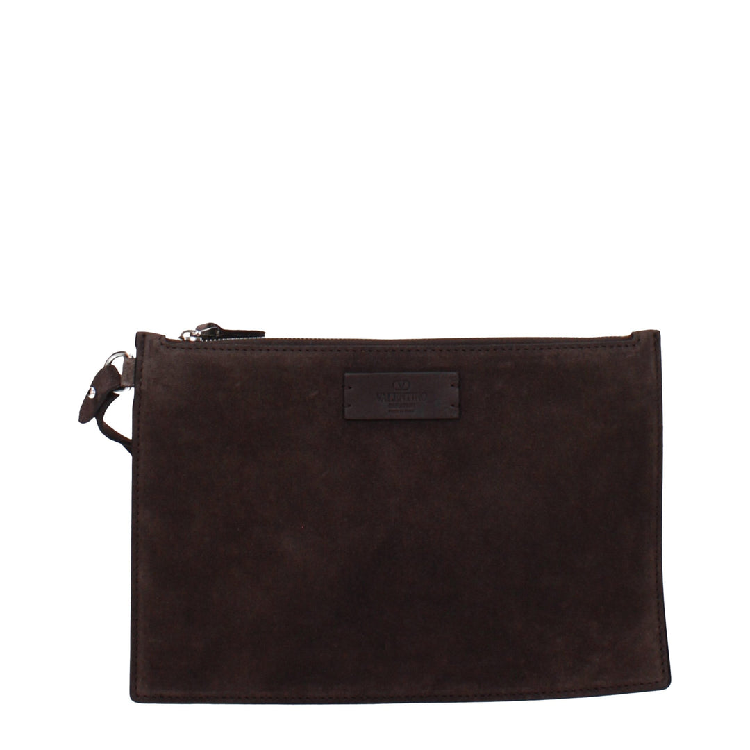 Valentino Garavani Brown Leather Shoulder Bag