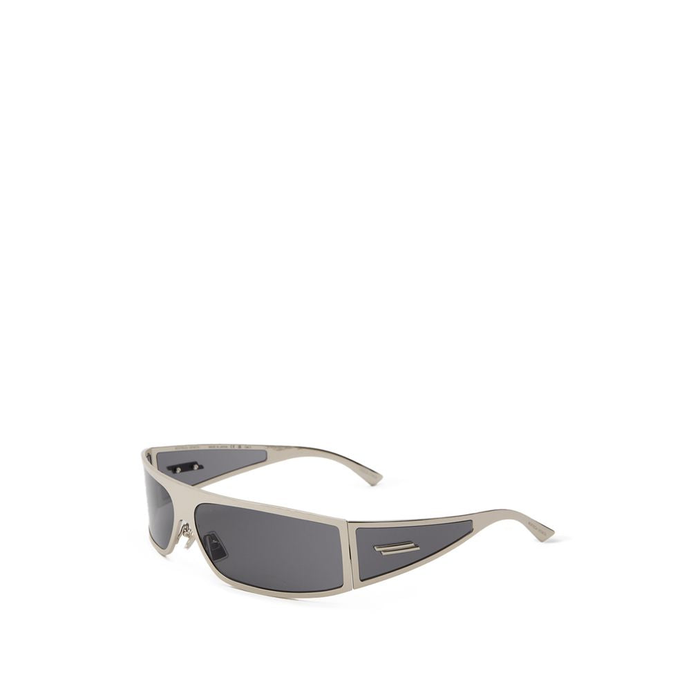 Bottega veneta gray metal sunglasses