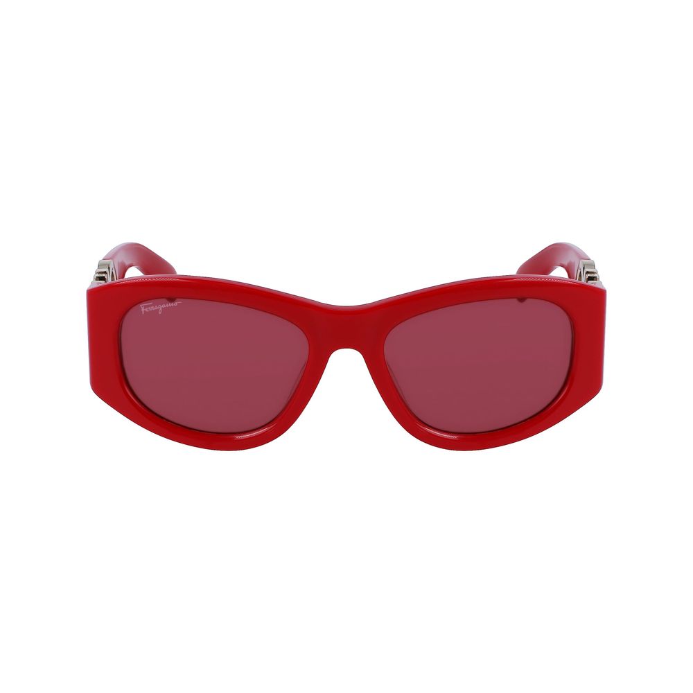 Ferragamo multicolor acetate zonnebril