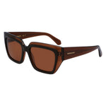 Load image into Gallery viewer, Ferragamo Brown Acetate Sunglasses
