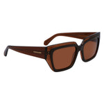Load image into Gallery viewer, Ferragamo Brown Acetate Sunglasses
