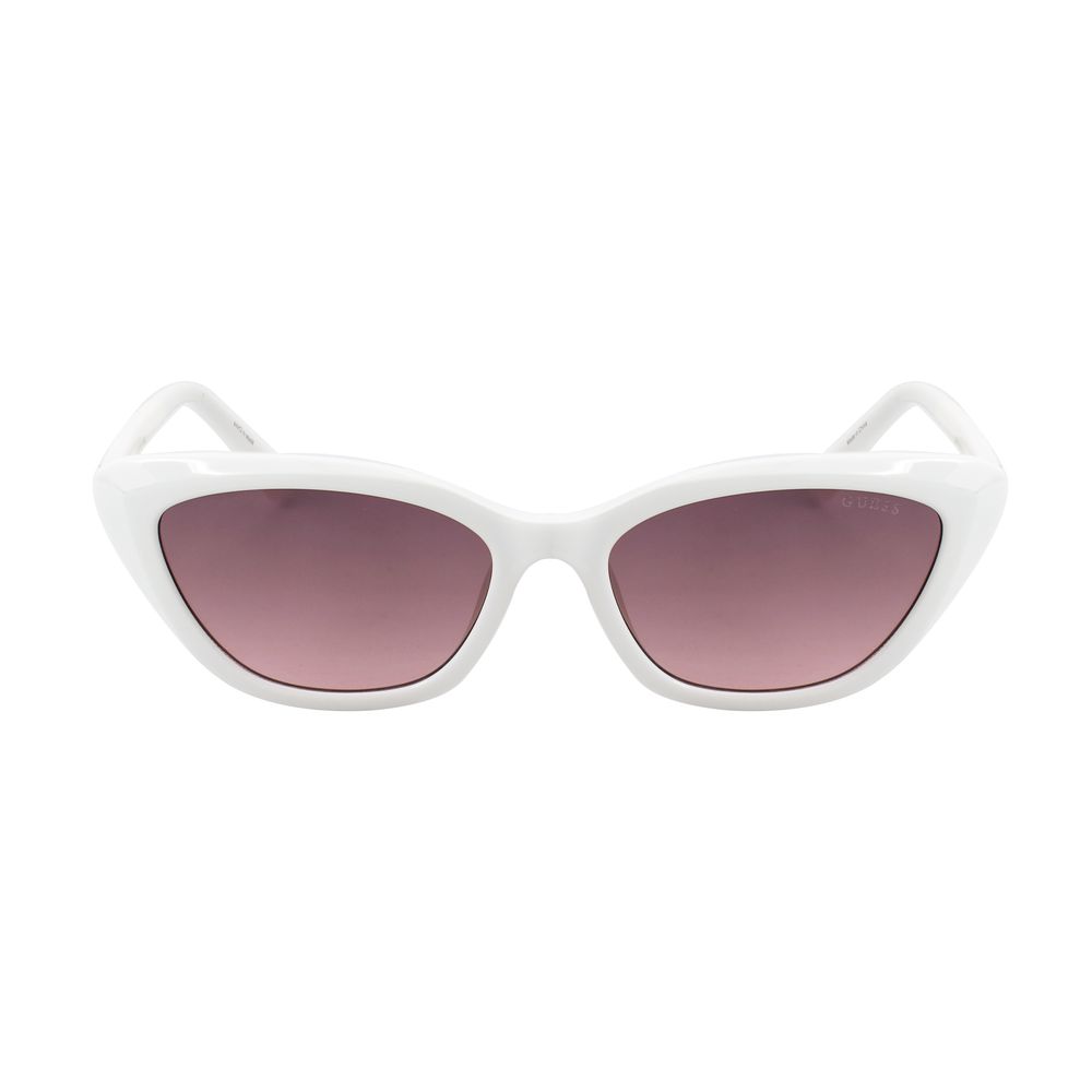 Guess white injected sunglasses