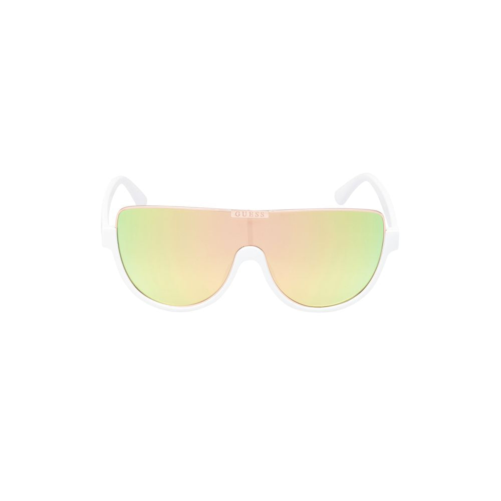 Guess white resin sunglasses