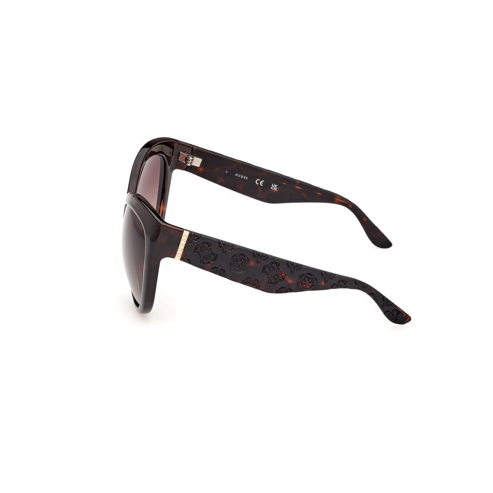 Guess bruine hars zonnebril