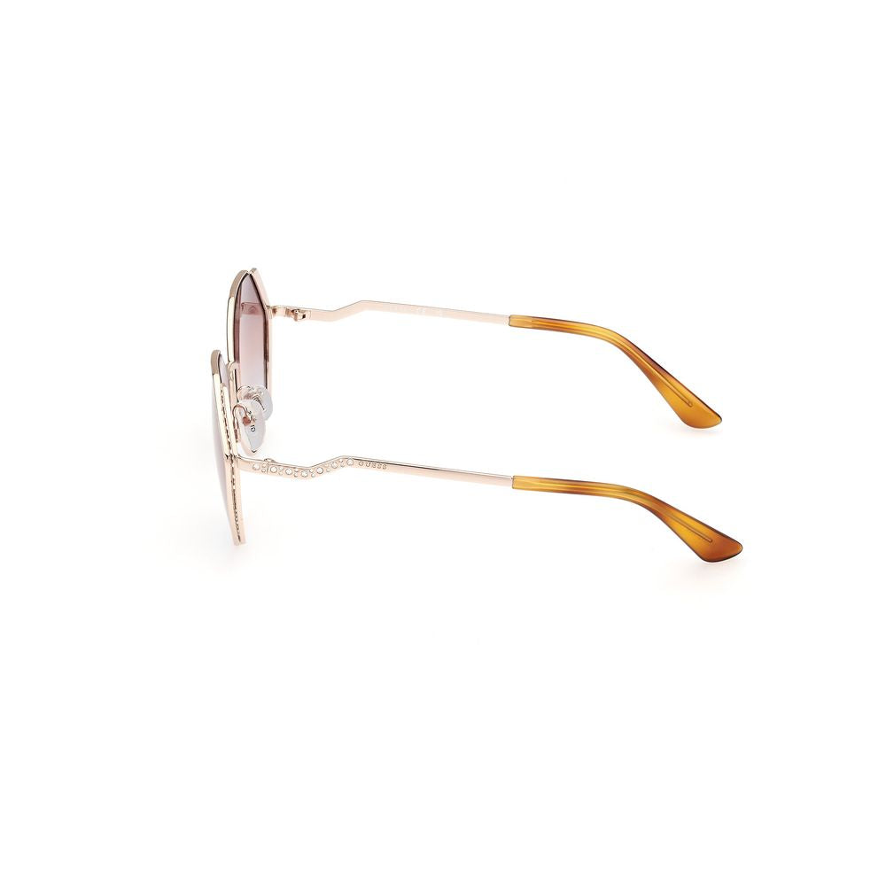 Guess goudkleurige metalen zonnebril